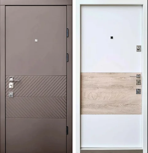 Входная дверь с внутренним открыванием №109