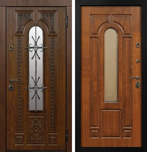 Дверь с терморазрывом и стеклопакетом №7