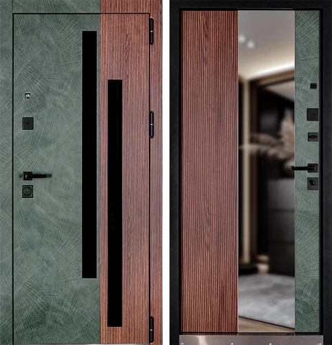 Металлическая дверь с тепло- и шумоизоляцией №138