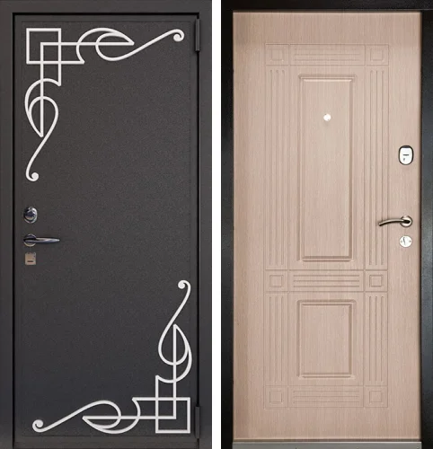 Дверь железная кованная №10