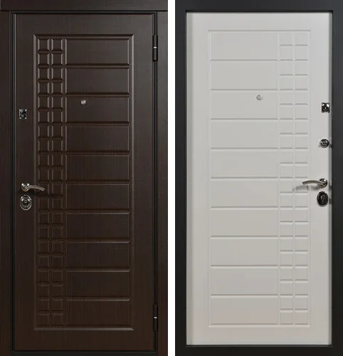 Квартирная дверь входная с декоративной панелью №1