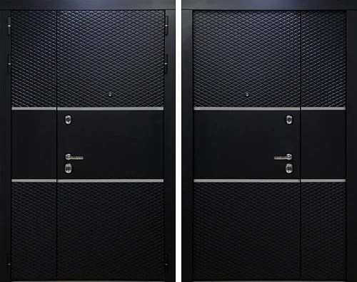 Дверь входная широкая металлическая №31