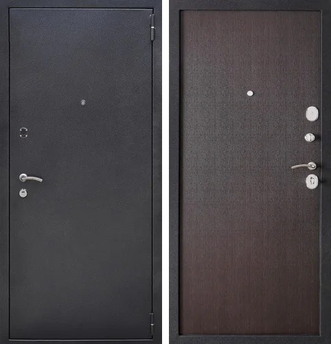Дверь входная металлическая графит софт №24