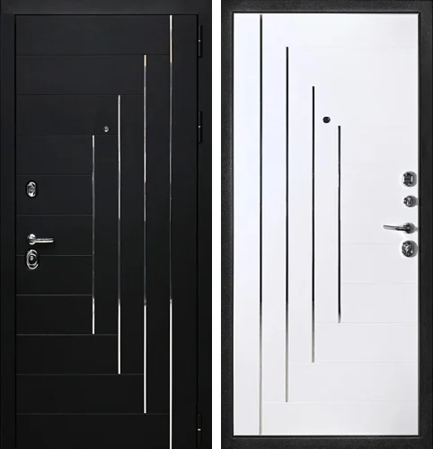 Утепленная дверь для загородного дома №72