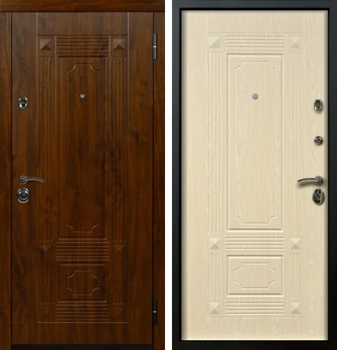 Уличная дверь в частный дом с термовставками №37