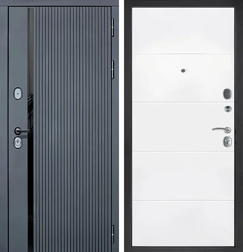 Металлическая дверь с терморазрывом для коттеджа №94