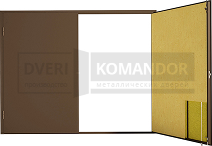 Утеплённые гаражные ворота с фанерой