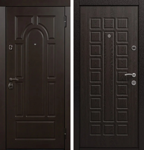 Металлическая межкомнатная дверь МДФ с двух сторон №4