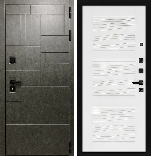 Усиленный блок дверной металлический №87