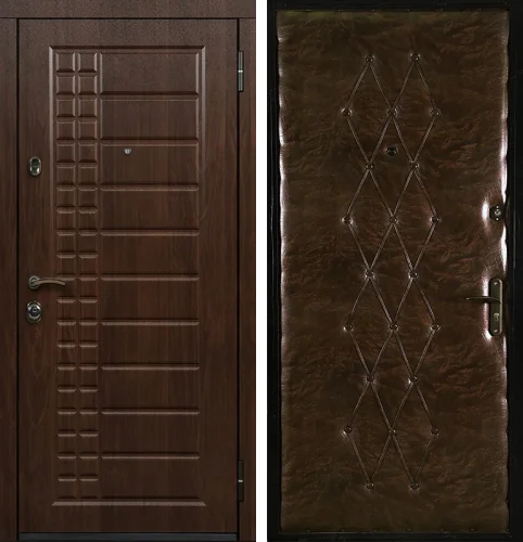 Дверь обитая дермантином с внутренней стороны №14