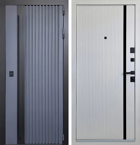 Входная дверь для частного дома в современном стиле №14