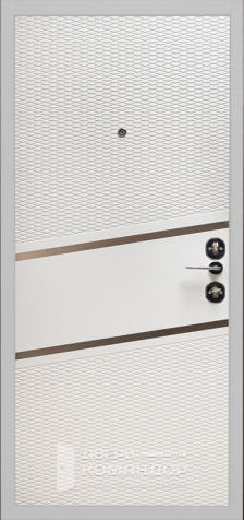 Металлическая дверь капучино №39 - внутренняя сторона