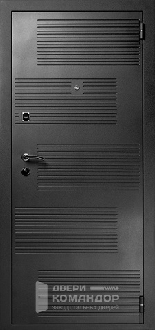 Дверь металлическая графит №62 - наружная сторона